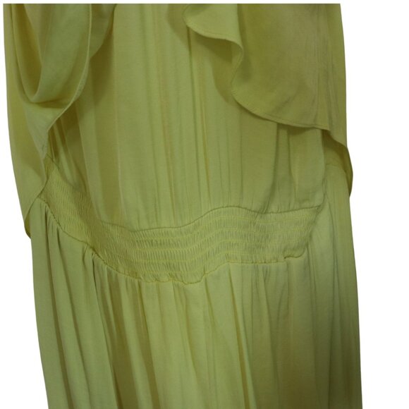 Naked Zebra - Yellow Strapless Jumpsuit - Picture 4 of 5